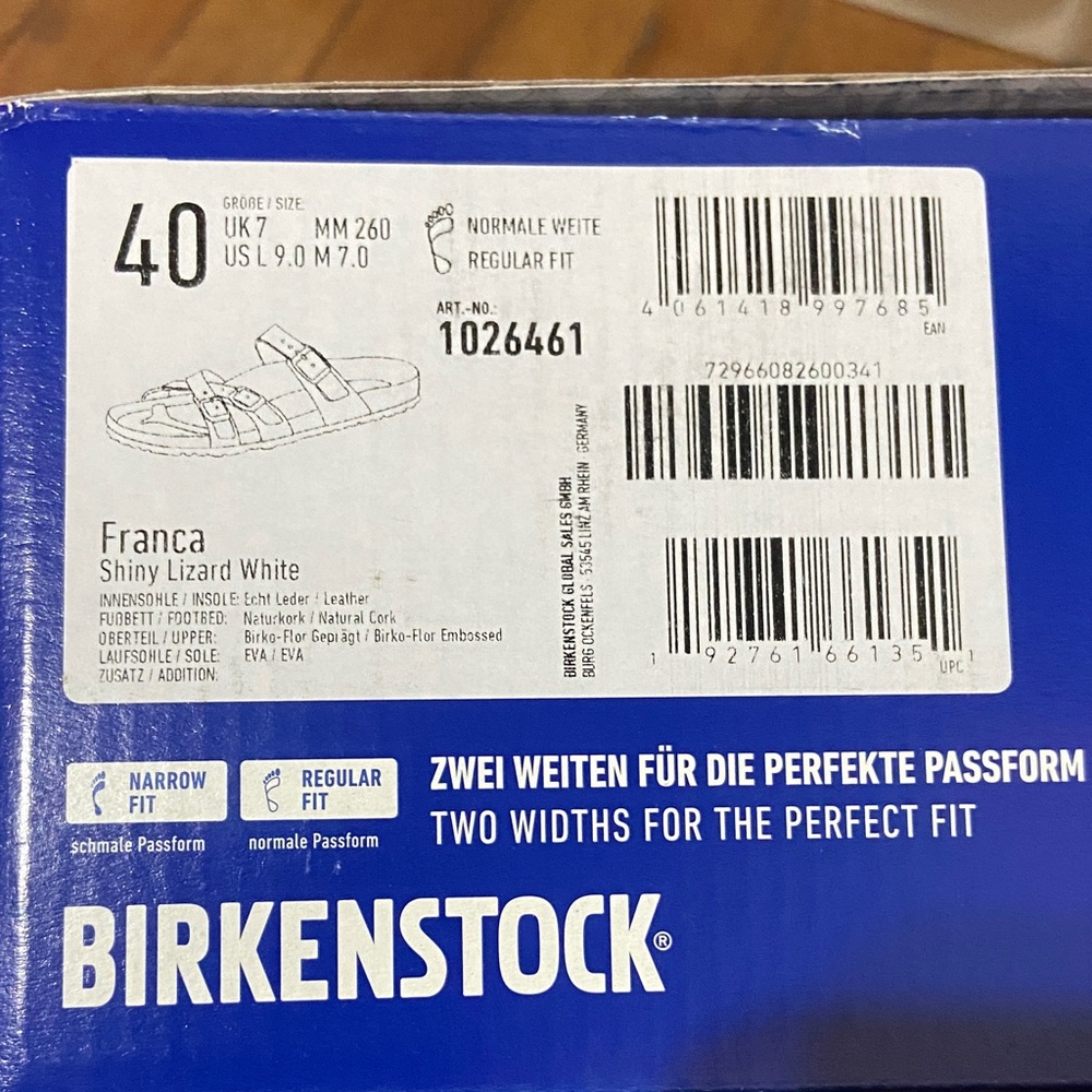 Birkenstock Franca Sandals in Glossy White
